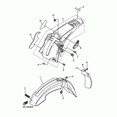 Схема вузла: Крило Yamaha WR450F