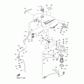 Схема вузла: Паливний бак Yamaha XVS1300 V-Star Classic