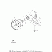 Схема узла: Фара Yamaha XVS650 V-Star Custom
