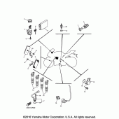 Схема вузла: Електроустаткування 1 Yamaha YZF-R1 R1S Limited Edition