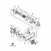 Схема вузла: Зчеплення Yamaha YP250 Majesty