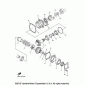 Схема узла: Промежуточная передача Yamaha VMX17 V-MAX