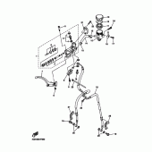 Схема вузла: Передній гальмівний циліндр Yamaha YZF-R1 R1