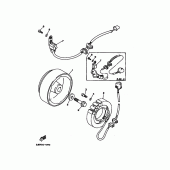 Схема вузла: Генератор Yamaha XV400 Virago