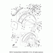 Схема узла: Крыло Yamaha XVS650 V-Star Classic