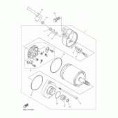 Схема вузла: Електричний стартер Yamaha VMX17 V-MAX