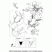 Схема вузла: Облицювальні елементи 1 Yamaha YZF-R1 R1S Limited Edition