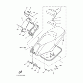 Схема вузла: Сидіння Yamaha XP500 T-MAX