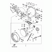 Схема вузла: Фара Yamaha XSR700/MTM690