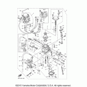 Схема вузла: Карбюратор Yamaha XVS1100 V-Star Classic