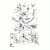 Схема узла: Топливный бак Yamaha XVZ1300 Royal Star Tour Deluxe S