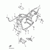Схема вузла: Рама Yamaha VMX12 V-MAX
