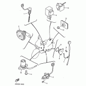 Схема вузла: Електроустаткування 2 Yamaha XJ600 Diversion (Naked)