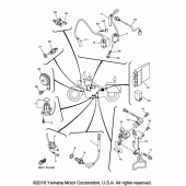 Схема вузла: Електроустаткування 1 Yamaha XVS950 V-Star Tourer