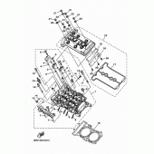 Схема узла: Головка цилиндра Yamaha XTZ1200 Super Tenere ES
