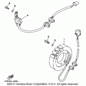 Схема узла: Генератор Yamaha XVS650 V-Star Custom
