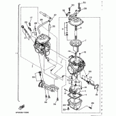 Схема вузла: Карбюратор Yamaha XV1100 Virago