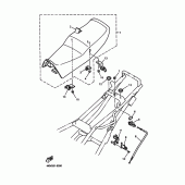 Схема вузла: Сидіння Yamaha XJ900 Diversion