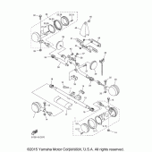 Схема узла: Поворотники Yamaha XVS1100 V-Star Classic