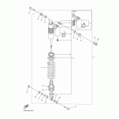 Схема вузла: Задня підвеска Yamaha WR250 WR250F