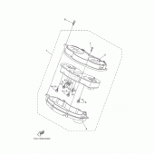 Схема вузла: Панель приладів Yamaha XP500 T-MAX