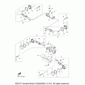 Схема вузла: Поворотники Yamaha XVS950 V-Star