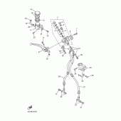 Схема вузла: Maitre cylindre av Yamaha YZF-R1 R1