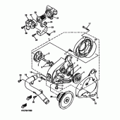 Схема узла: Водяной насос Yamaha XVZ1300 Royal Star Tour Deluxe