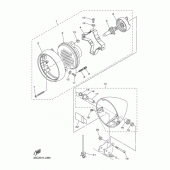 Схема вузла: Головний світло 2 Yamaha XVS400 Drag Star