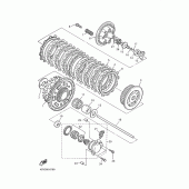 Схема вузла: Embrayage Yamaha YZF1000R Thunderace