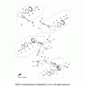 Схема вузла: Поворотники Yamaha XVS950 Bolt R-Spec