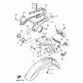 Схема узла: Крыло Yamaha XT500