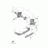 Схема вузла: Водяний насос Yamaha XP530 T-MAX DX