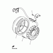 Схема вузла: Генератор Yamaha XVS1100 Drag Star Classic