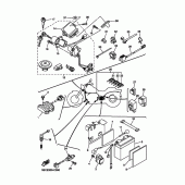 Схема узла: Электрооборудование 1 Yamaha XVS650 Drag Star Classic