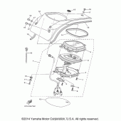 Схема вузла: Панель приладів Yamaha XV1900 Stratoliner Deluxe