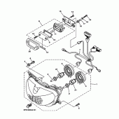 Схема вузла: Фара Yamaha TDM900