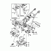 Схема вузла: Рама Yamaha TTR125 TT-R125