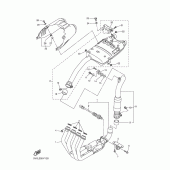 Схема узла: Выхлопная система Yamaha FZ6 FZ6 FAZER