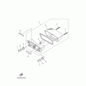 Схема вузла: Задній ліхтар (Стоп сигнал) Yamaha YBR125