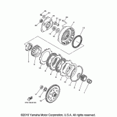 Схема вузла: Зчеплення Yamaha TTR50 TT-R50