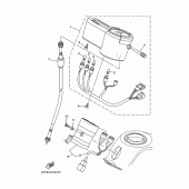 Схема узла: Панель приборов Yamaha XG250 TRICKER