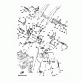 Схема вузла: Підніжки та підставка Yamaha XSR900/ MTM850 XSR900