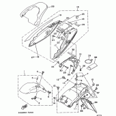 Схема узла: Крыло Yamaha TDM850
