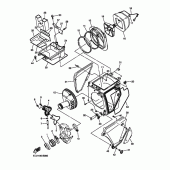 Схема вузла: Впускна система Yamaha WR450F