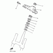 Схема узла: Рулевой механизм Yamaha XJ900 Diversion