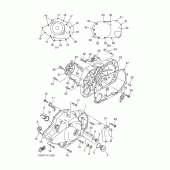 Схема узла: Крышки картера 1 Yamaha XVS1100 Drag Star Classic