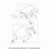 Схема вузла: Сидіння Yamaha XVS1100 V-Star Custom