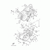 Схема вузла: Картер двигуна Yamaha YZ250 YZ250