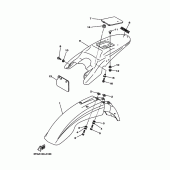 Схема узла: Крыло Yamaha TTR225 TT-R225